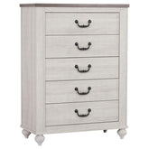 Coaster Stillwood 5-drawer Chest Vintage Linen Model 223285
